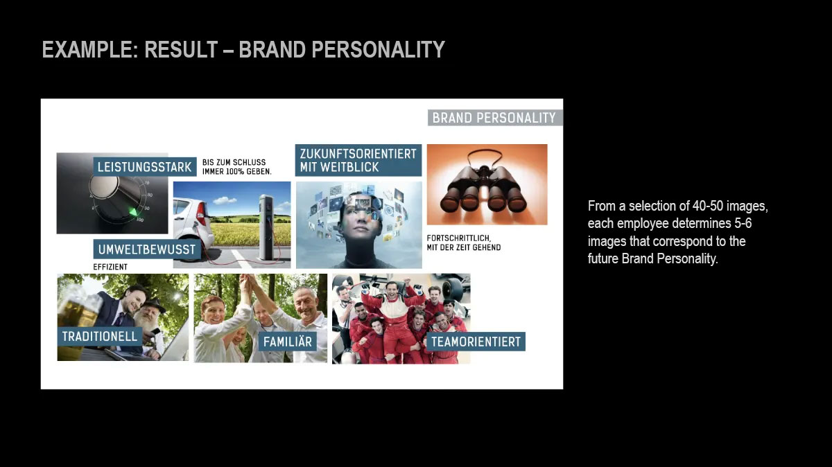 Example: Result - Brand Personality